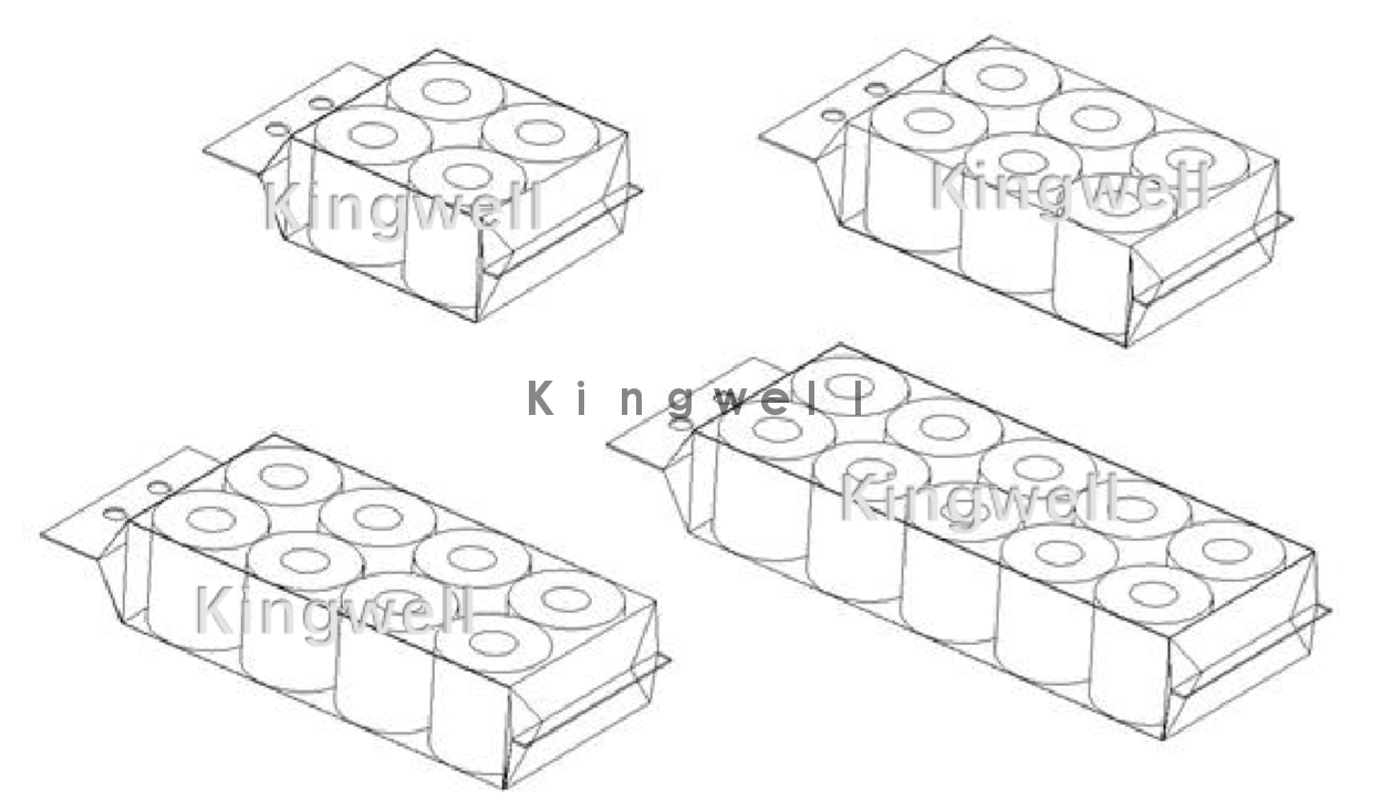 Semi automatic 10 roll bundling machine-D652(图2)